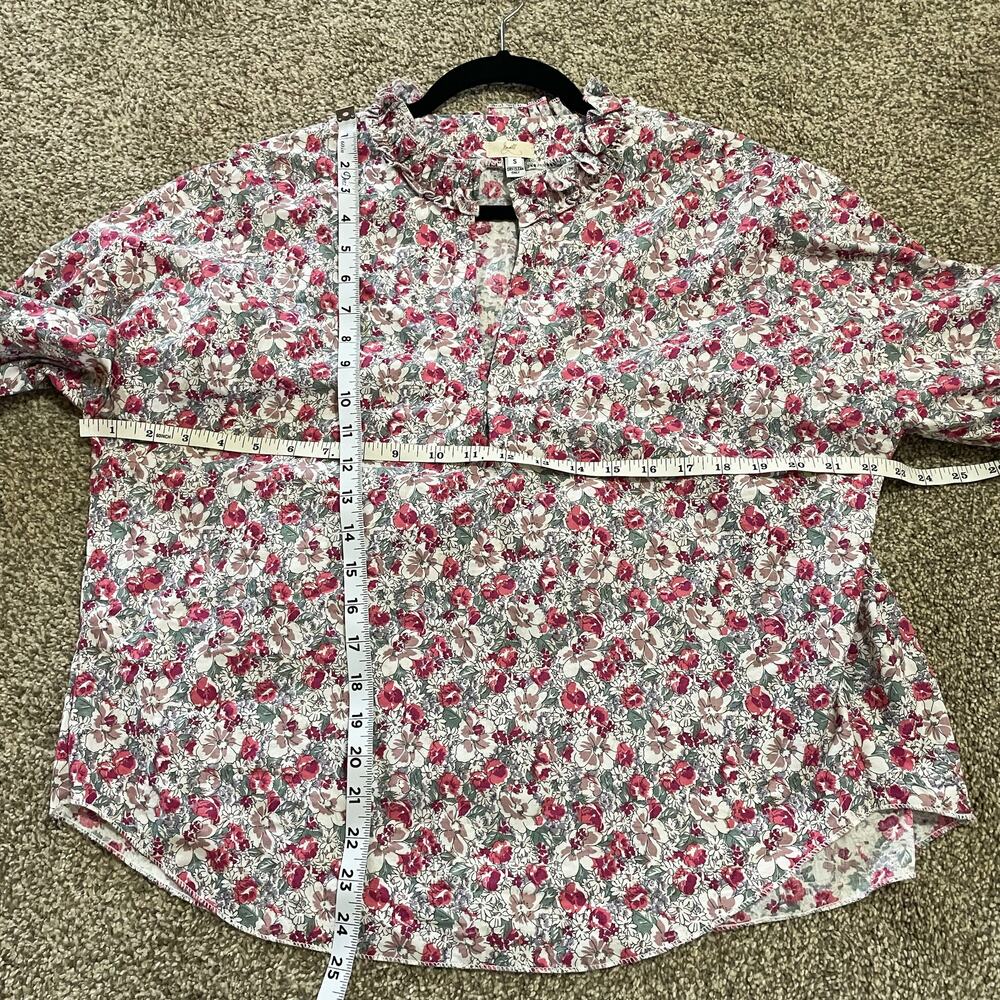 Magill pink floral blouse size Small - Picture 3 of 4